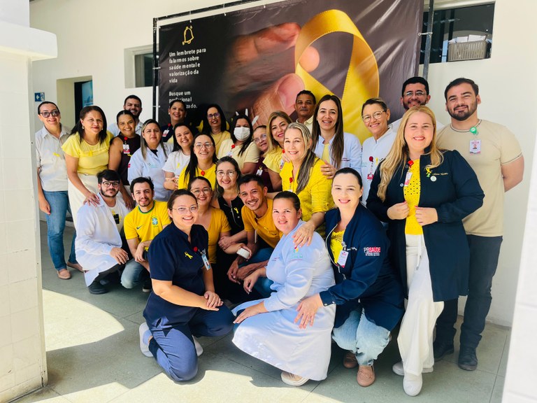 Equipe do Hospital de Patos que está desenvolvendo as atividades do Setembro Amarelo.jpg Equipe do Hospital de Patos que está desenvolvendo as atividades do Setembro Amarelo.jpg
