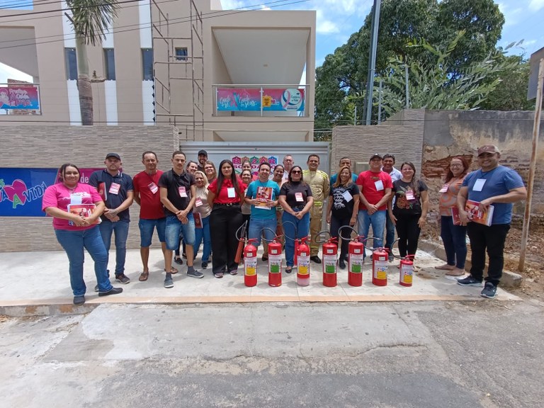 Quase cem colaboradores foram capacitados para atuar como brigadistas em situações de emergência no ambiente hospitalar..jpeg