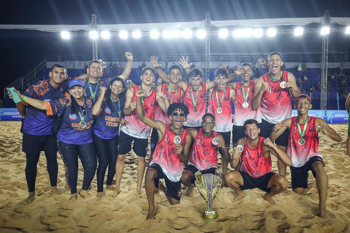 Paraíba Beach Games: Definidos os campeões da etapa de João Pessoa do Circuito Brasileiro Juvenil de Handebol de Praia