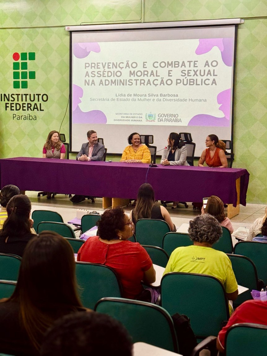 Governo da Paraíba promove I Seminário Estadual de Prevenção e Combate ao Assédio Moral e Sexual nesta quarta-feira