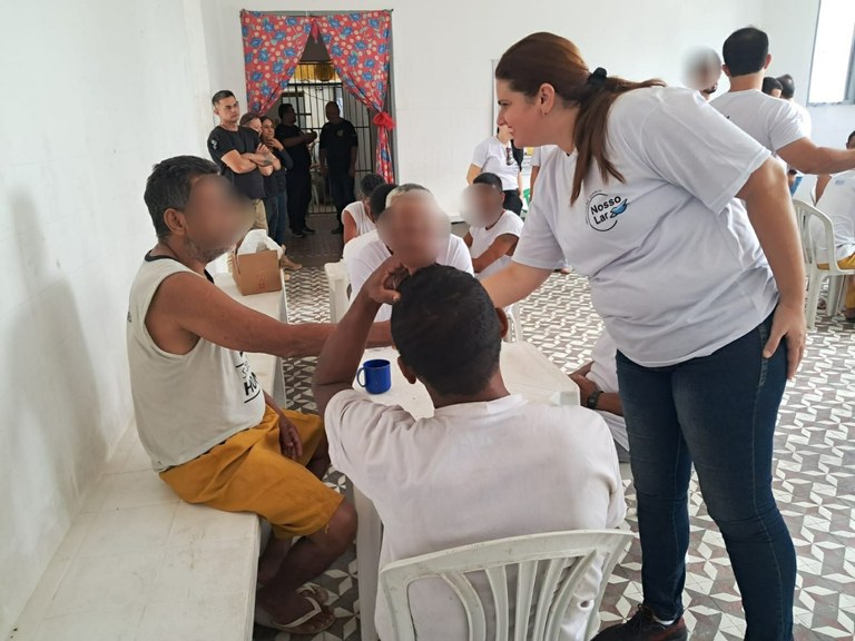 Internos do IPF participam de terapias complementares com grupo espírita Nosso Lar _5