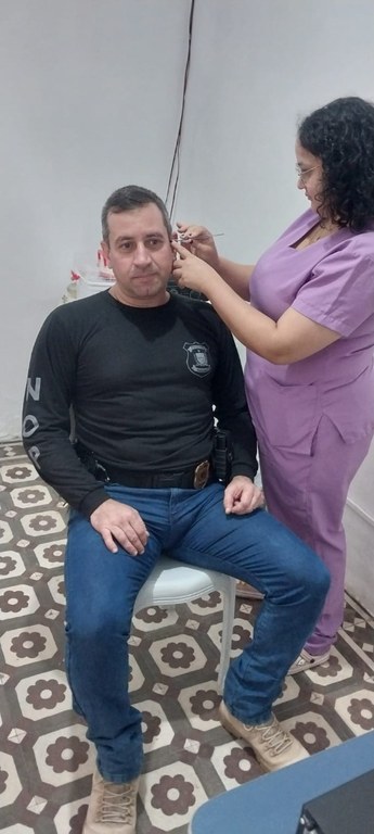 Seap por meio do IPF em parceria com Complexo Juliano Moreira está ofertando aos internos e servidores da unidade sessões de auriculoterapia_4