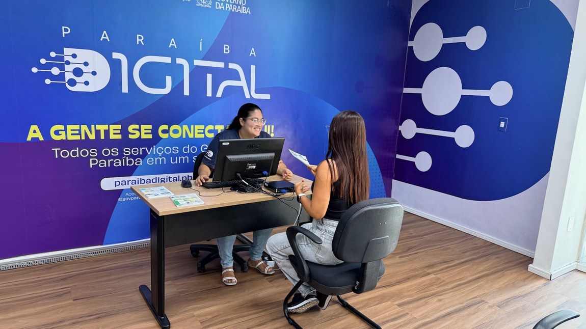 Governo amplia inclusão digital com funcionamento do 2º Balcão Paraíba Digital no Centro Administrativo
