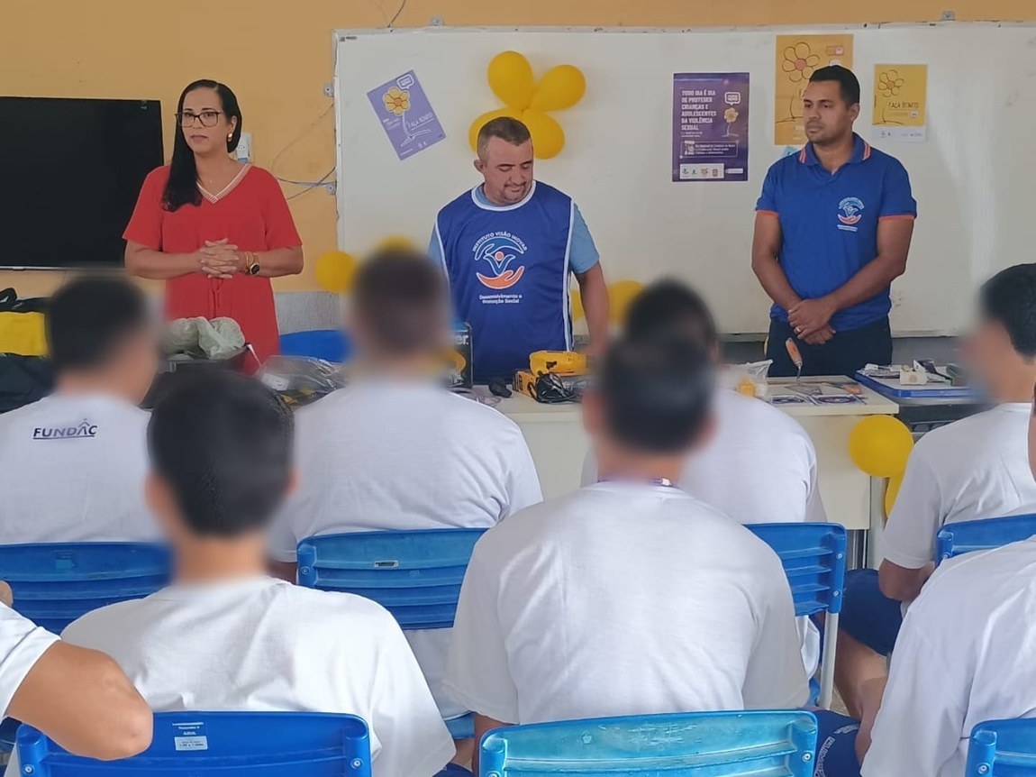 Governo investe em profissionalização e beneficia socioeducandos da Fundac com três novos cursos